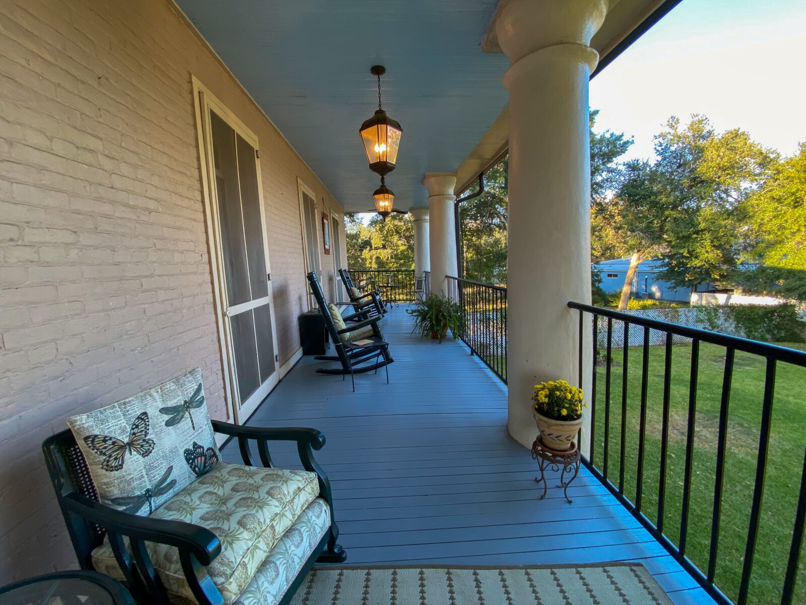 Why are Porch Ceilings Painted Blue? Fresh Coat Painters