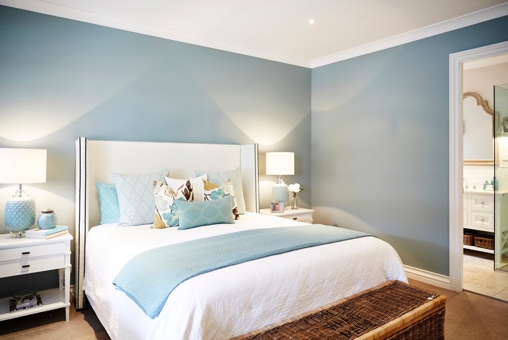calming blue paint colors for your bedroom