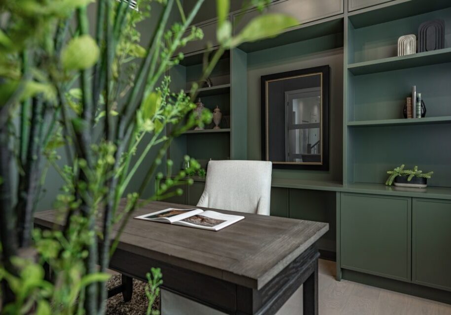 green home office